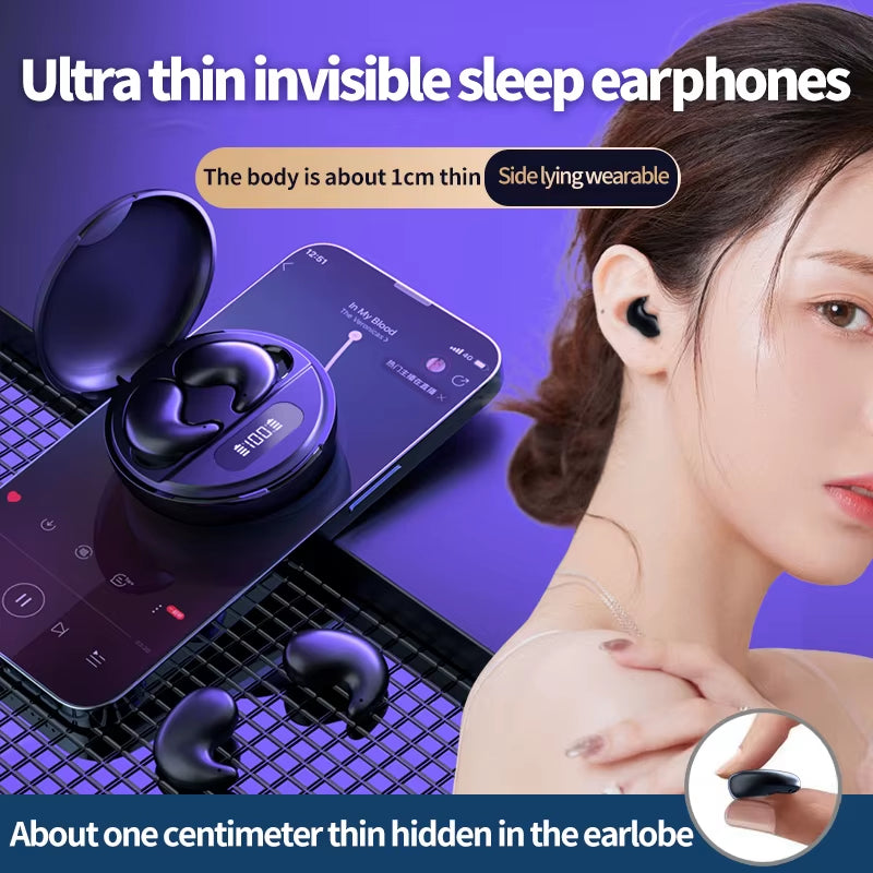 New Earbuds YYK-790 TWS Auriculares Mini Earphones Music Ear Buds Stereo Headsets Sleep Earphones True Wireless Sleep Headphones