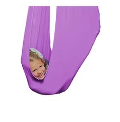 Elastic 5 Meters Aerial Yoga Hammock Flying Swing Latest Multifunction Anti-Gravity Yoga Belts for Yoga Training Belt