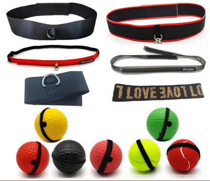 Wholesale Boxing Reflex Ball with Headband for Reaction Speed Training Boxing Punch Reaction Speed Boxing Reflex Ball