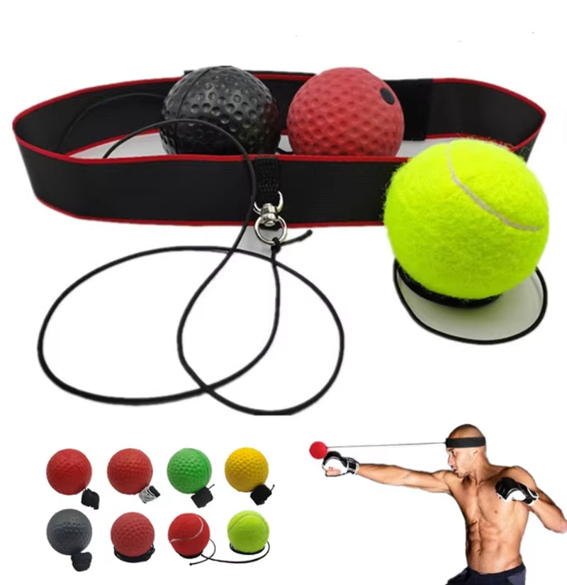 Wholesale Boxing Reflex Ball with Headband for Reaction Speed Training Boxing Punch Reaction Speed Boxing Reflex Ball