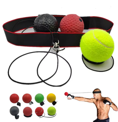 Wholesale Boxing Reflex Ball with Headband for Reaction Speed Training Boxing Punch Reaction Speed Boxing Reflex Ball